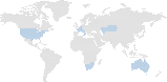 Weltkarte in Pixelgrafik